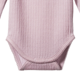Nature Baby Mer Ess L/S Pointelle - Lilac