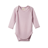 Nature Baby Mer Ess L/S Pointelle - Lilac