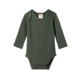 Nature Baby Mer Ess L/S Pointelle - Thyme