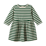 Nature Baby L/S Twirl Dress - Eden Sea Stripe
