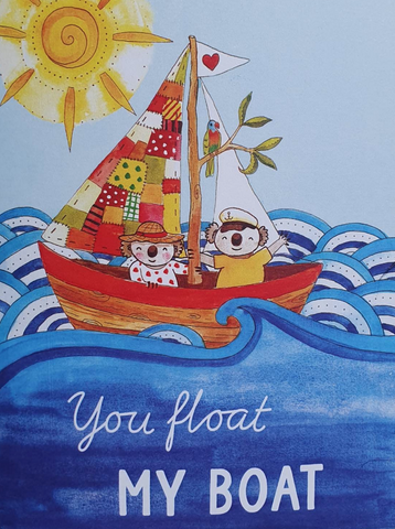 Moonface Maddy You Float My Boat Card