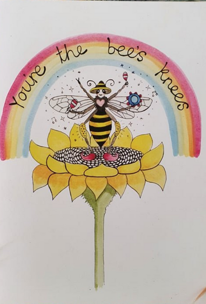 Moonface Maddy Bees Knees Card