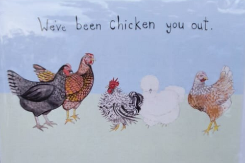 Moonface Maddy Chicken You Out Card