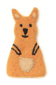 Papoose Australian Animals Finger Puppets - Kangaroo