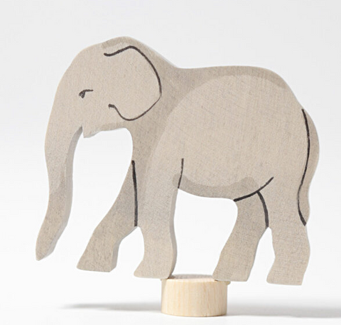 Grimm's Elephant Wooden Decoration
