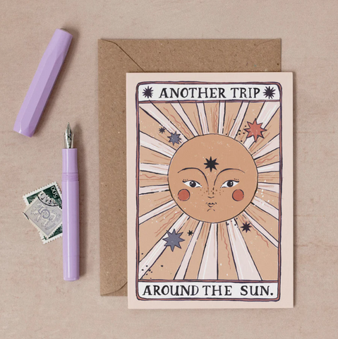 Sister Paper Co Tarot Sun Birthday Card