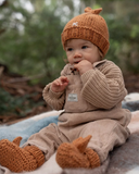 Acorn Cottontail Beanie- Caramel