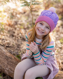 Acorn August Merino Beanie- Lilac