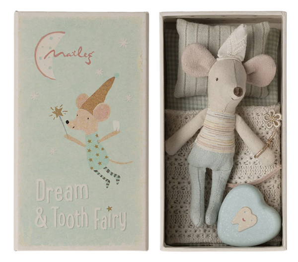 Maileg Tooth Fairy Mouse Little Brother Matchbox