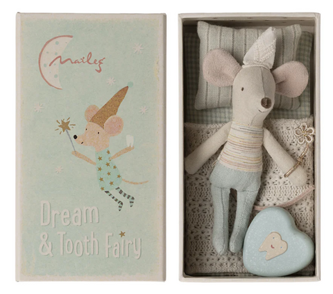 Maileg Tooth Fairy Mouse Little Brother Matchbox