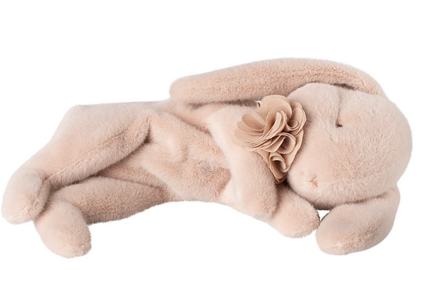 Maileg Sleeping Bunny Plush Small Powder