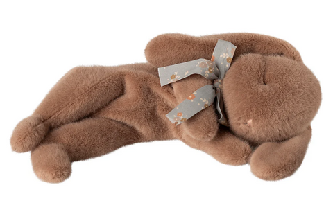 Maileg Sleeping Bunny Plush Small Brown