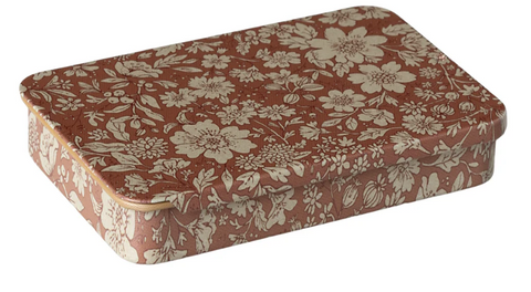Maileg Metal Box Sliding Lid- Blossom Heather