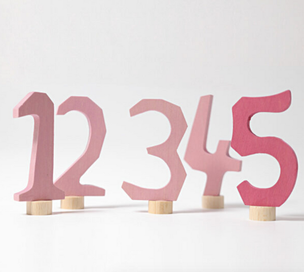 Grimm's Decorative Numbers Set 1 2 3 4 5