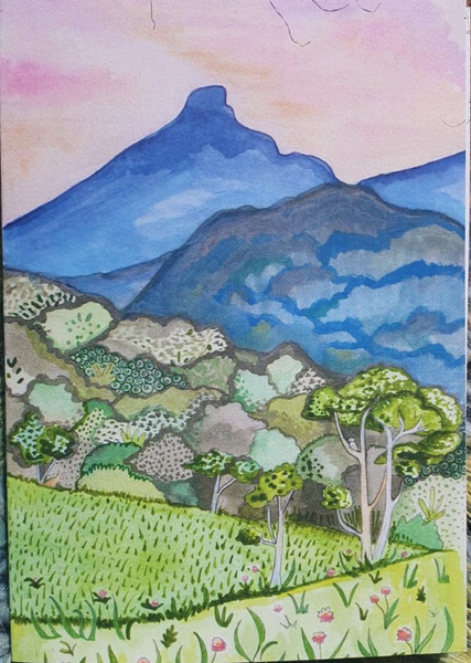 Moon Face Maddy Colours of the Mountain