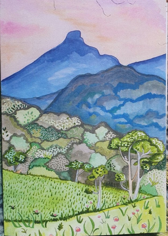 Moon Face Maddy Colours of the Mountain