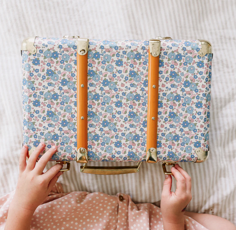 Alimrose Mini Vintage Case- Liberty Blue