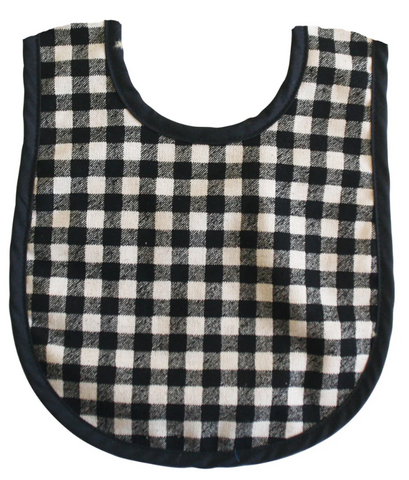 Alimrose Bib Check Linen- Black