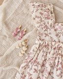 Noralee Velvet Heart Clips - Ecru