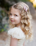Noralee Velvet Heart Clips - Raspberry