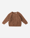 Quincy Mae Knit Sweater Heathered - Cedar