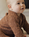 Quincy Mae Knit Sweater Heathered - Cedar