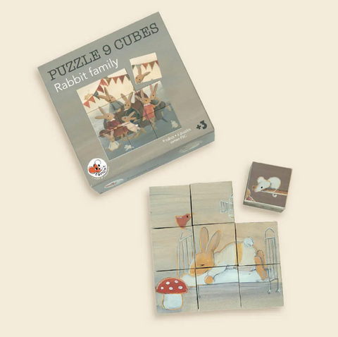 Egmont Puzzle Cubes Rabbit Family