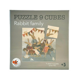 Egmont Puzzle Cubes Rabbit Family
