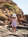 Acorn Vanilla Frayed Bucket Hat