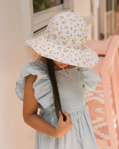 Acorn Amber Blooms Wide Brim Sunhat