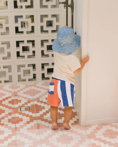 Acorn Sketch-a-Sauras Wide Brim Sunhat - Infant