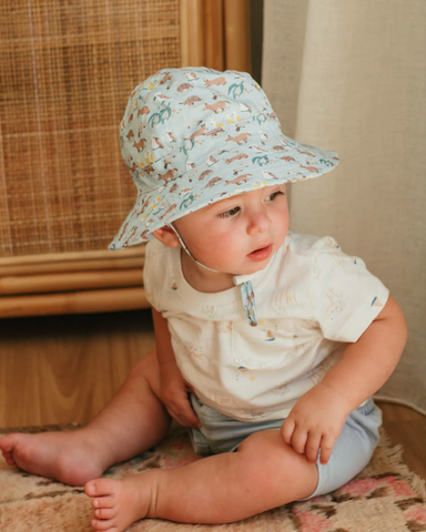 Acorn Aussie Bush Friends Wide Brim Sunhat - Infant