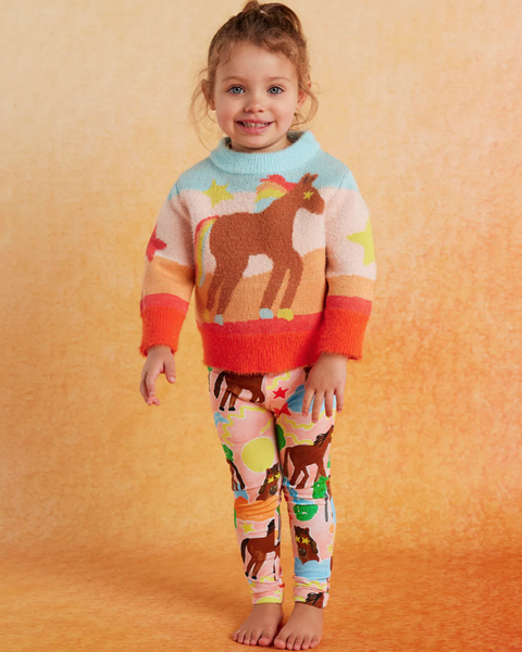 Halcyon Nights Gidy Up Kids Leggings