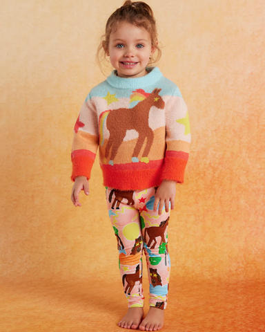 Halcyon Nights Gidy Up Kids Leggings