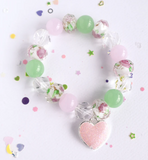 Lauren Hinkley - Floral Heart Elastic Bracelet