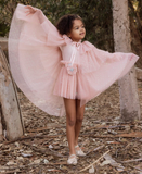 Noralee Tulle Cape - Rose