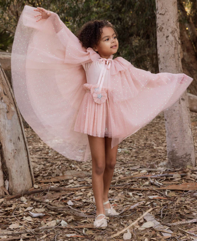 Noralee Tulle Cape - Rose