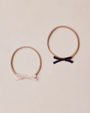 Noralee Baby Bow Headband - Rose Black