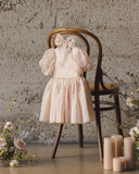 Noralee Alice Bow Flocked Dot - Antique