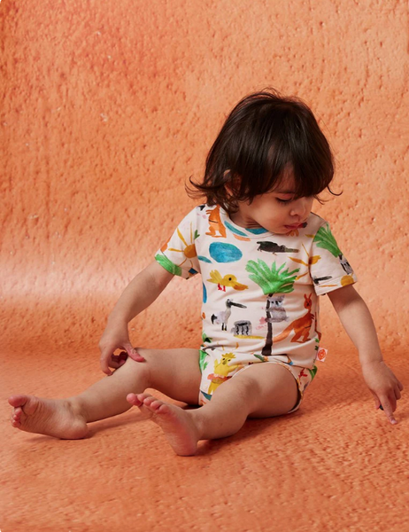 Halcyon Nights Short Sleeve Bodysuit Yo's Country