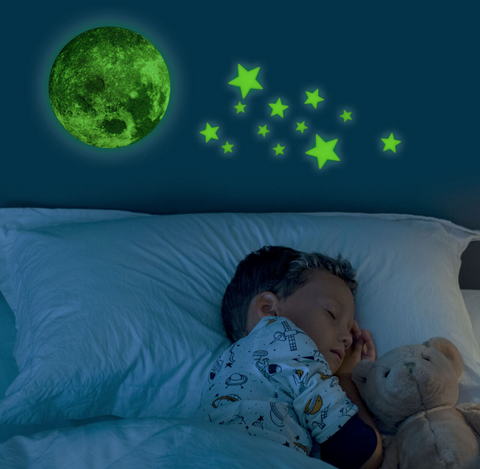 Legami - Adhesive Glow In The Dark Moon