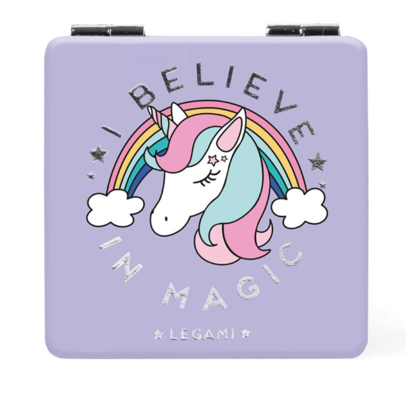 Legami Handbag Mirror - Nice To See You Unicorn
