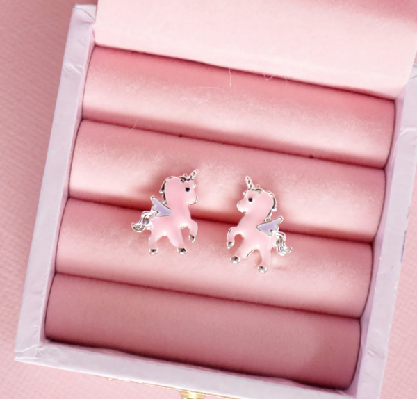 Lauren Hinkley Pink Unicorn Earrings - Fairy