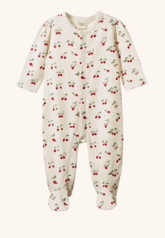Nature Baby Lucy Suit Strawberry Print