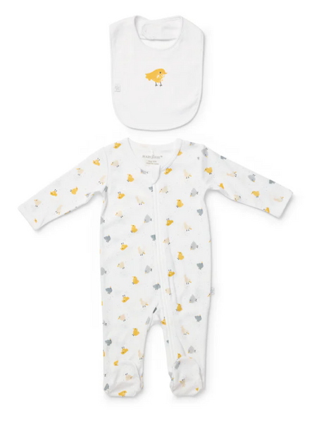 Marquise Everyday Essentials Chick Zipsuit & Bib Set