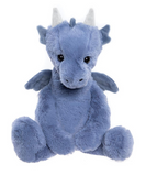Charlie Bears Draco Dragon Denim Blue Large