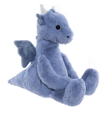 Charlie Bears Draco Dragon Denim Blue Large