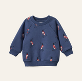 Nature Baby Emerson Sweater- Best Friend Indigo