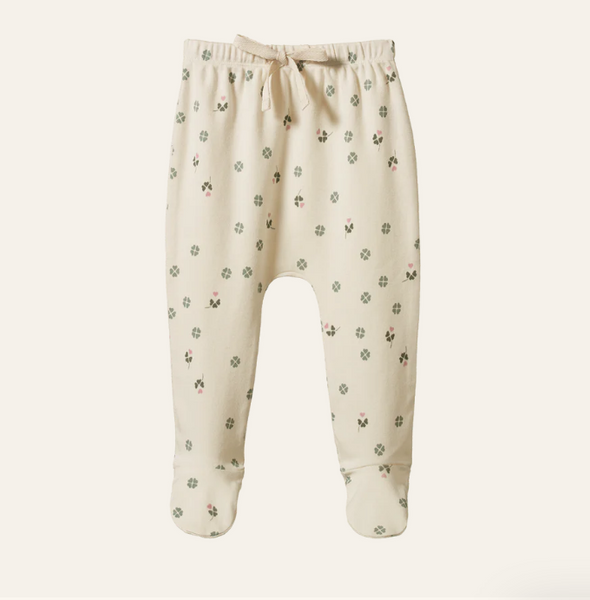 Nature Baby Footed Romper Lucky Print