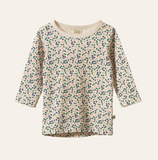 Nature Baby Long Sleeve Cloud Tee Briarwood Print